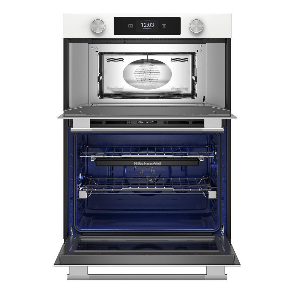 Kitchenaid KOEC730SWH Smart Combo Wall Oven with Assisted Cooking Modes