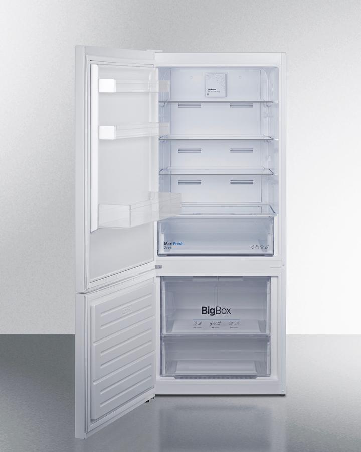 Summit FFBF151WLHD 28" Wide Bottom Mount Refrigerator-freezer
