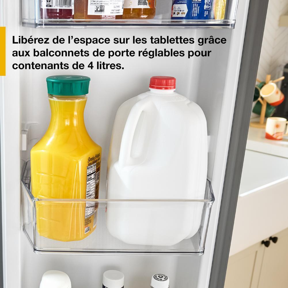 WRMF3636SV Whirlpool® 29 Cu. Ft. Family-Sized Capacity French door refrigerator with Flexible Temperature Drawer
