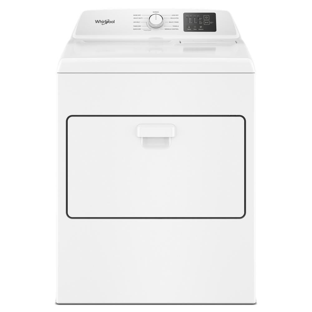 Whirlpool WED4307SW 7.0 cu. ft. Electric Dryer with AutoSensing and Wrinkle Shield™ option - Vented Top Load Matching