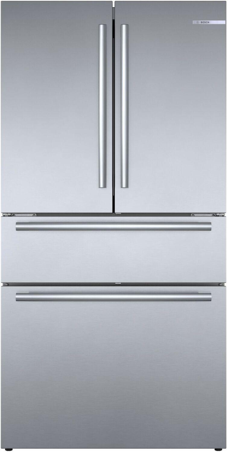 Bosch B36CL80SNS 800 Series, French Door Bottom freezer, multi door, 36'', Brushed steel (with anti-fingerprint)
