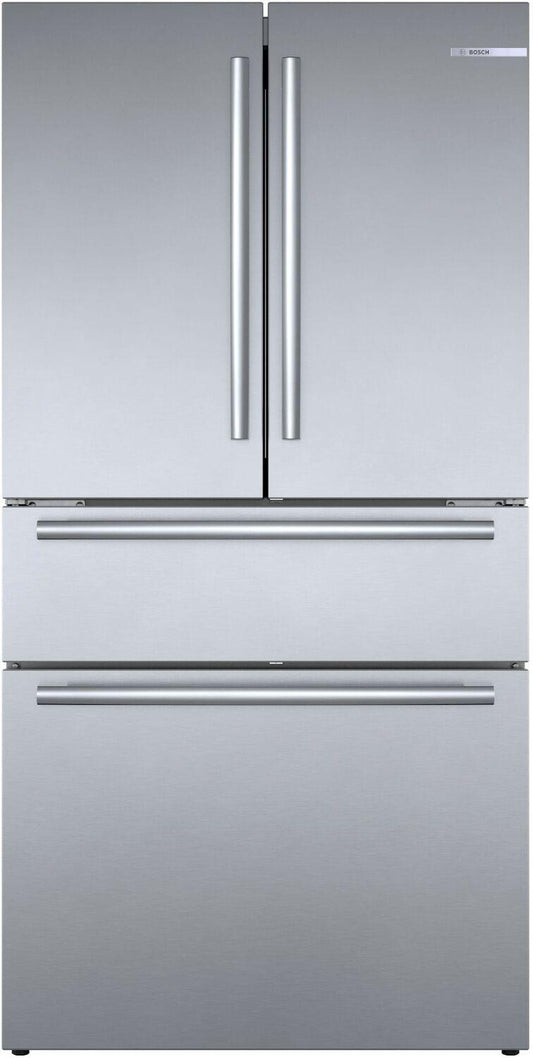 Bosch B36CL80SNS 800 Series, French Door Bottom freezer, multi door, 36'', Brushed steel (with anti-fingerprint)