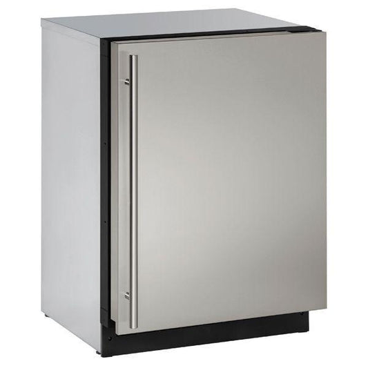 U-Line U2224RS00B 2224r 24" Refrigerator With Stainless Solid Finish and Field Reversible Door Swing (115 V/60 Hz)
