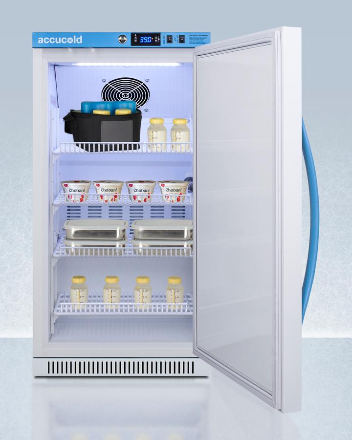 Summit MLRS32BIADAMC 2.83 CU.FT. Momcube(r) Breast Milk Refrigerator, ADA Height