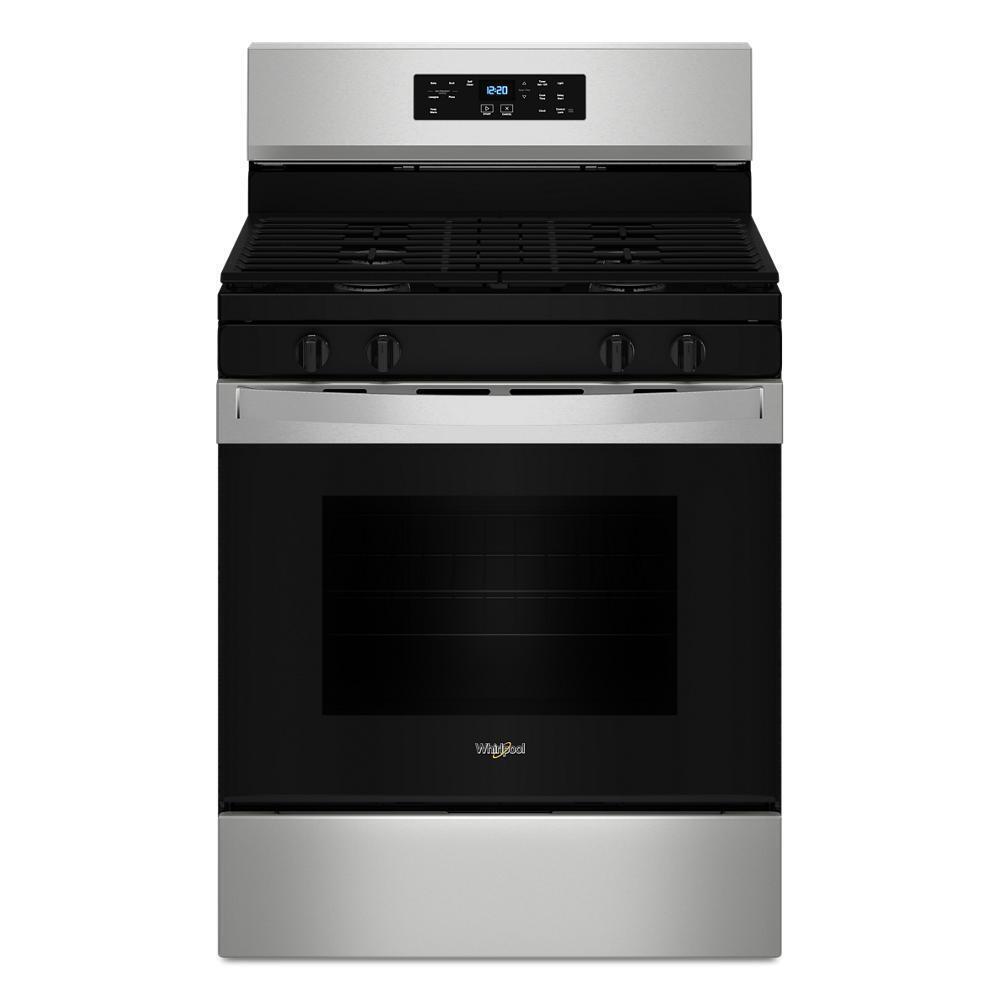 Whirlpool WFGS3530RS 30-inch Self Clean Gas Range with No Preheat Mode