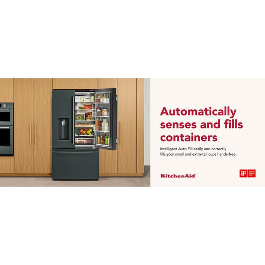 Kitchenaid KRFC536SJP Counter-Depth French Door Refrigerator with Intelligent Auto Fill