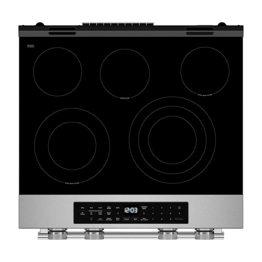 Kitchenaid KSES530SPS 5.3 Cu. Ft. Smart Slide-in Electric Range with Two Even-Heat™ Hyper Elements and Convection Cooking Modes