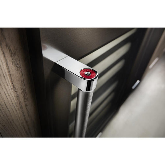 Kitchenaid W10846207 Refrigerator Handle Medallion (Set of 2) with Wrenches (1-INCHES 1- METRIC) for KAD Models - Red