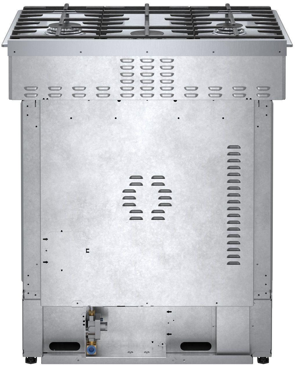 Bosch HDI8056U 800 Series, Dual fuel slide-in range, 30'', Stainless steel