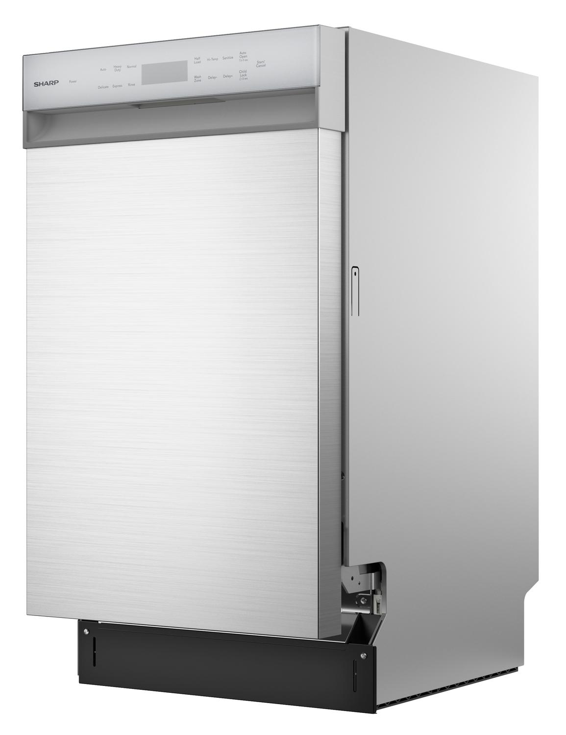 Sharp SDW4523MS 18 in. Stainless Steel 47 dB Dishwasher