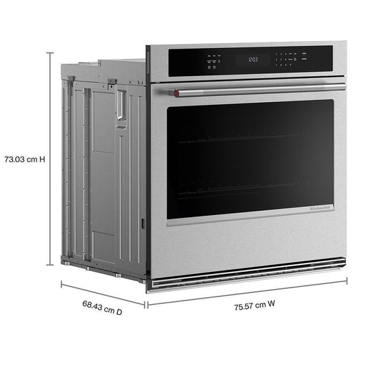 Kitchenaid KOES530SPS 30-inch Electric Single Wall Oven with No Preheat Air Fry Mode - PrintShield™ Finish