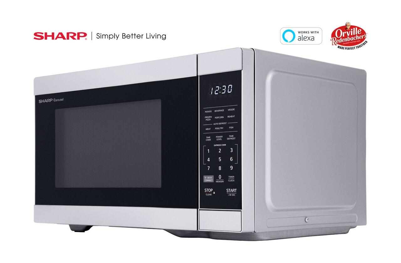 Sharp 1.1 cu. ft. Mid Size Countertop Microwave Oven