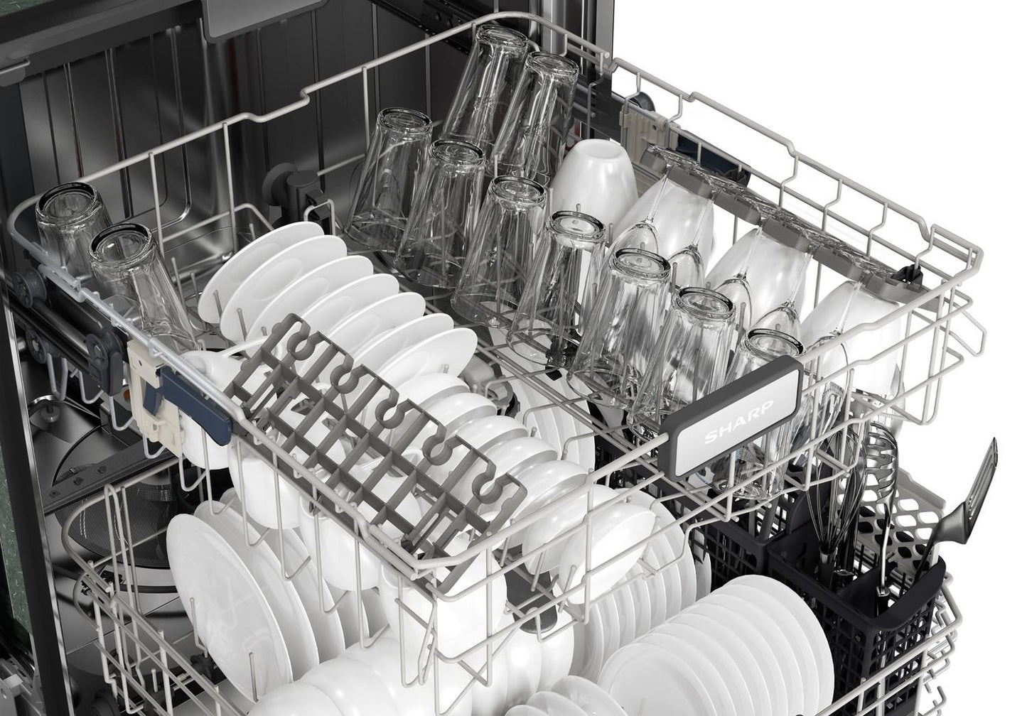 SDW6736MS Sharp 24 in. Stainless Steel 47dB Dishwasher