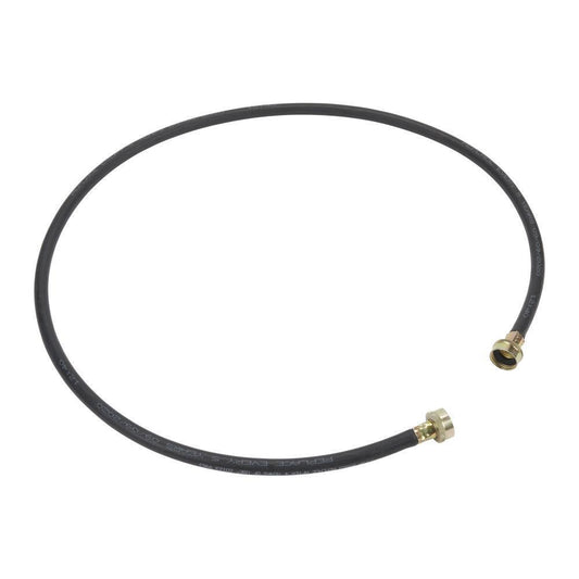 Kitchenaid 8212641RP 5' Black Washer Inlet Hoses rated 1050 PSI with two female connections - 2 Pack