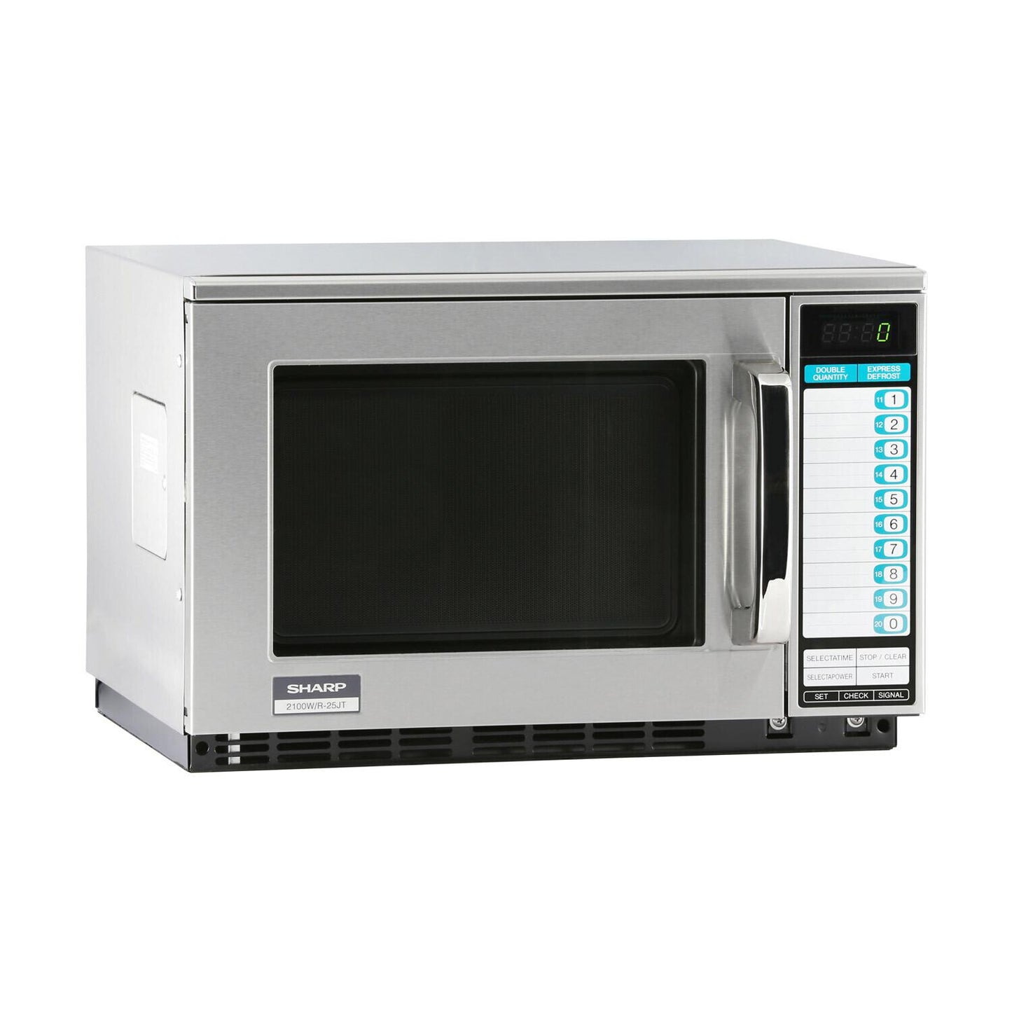 R25JTF Sharp Heavy-Duty Commercial Microwave Oven with 2100 Watts