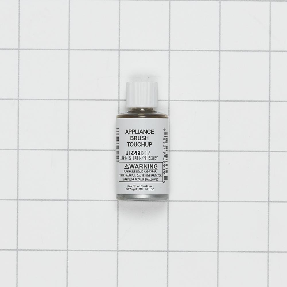 Whirlpool W10268217 Touch-Up Paint with a Brush - Lunar Silver/Mercury 0.6-oz