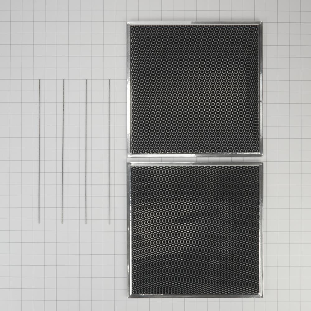 Kitchenaid W11548461 Range Hood Replacement Filter Kit (Includes Two Charcoal Filters and Four Clips)