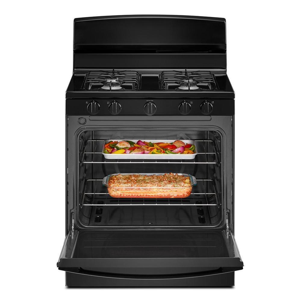 AGR4203MNB Amana® 30-inch Gas Range with Easy-Clean Glass Door