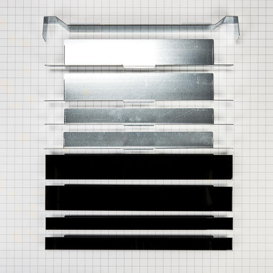 Kitchenaid W11312047 27" or 30" Built-In Single Oven Side Trim Cover Kit, Black/Noir