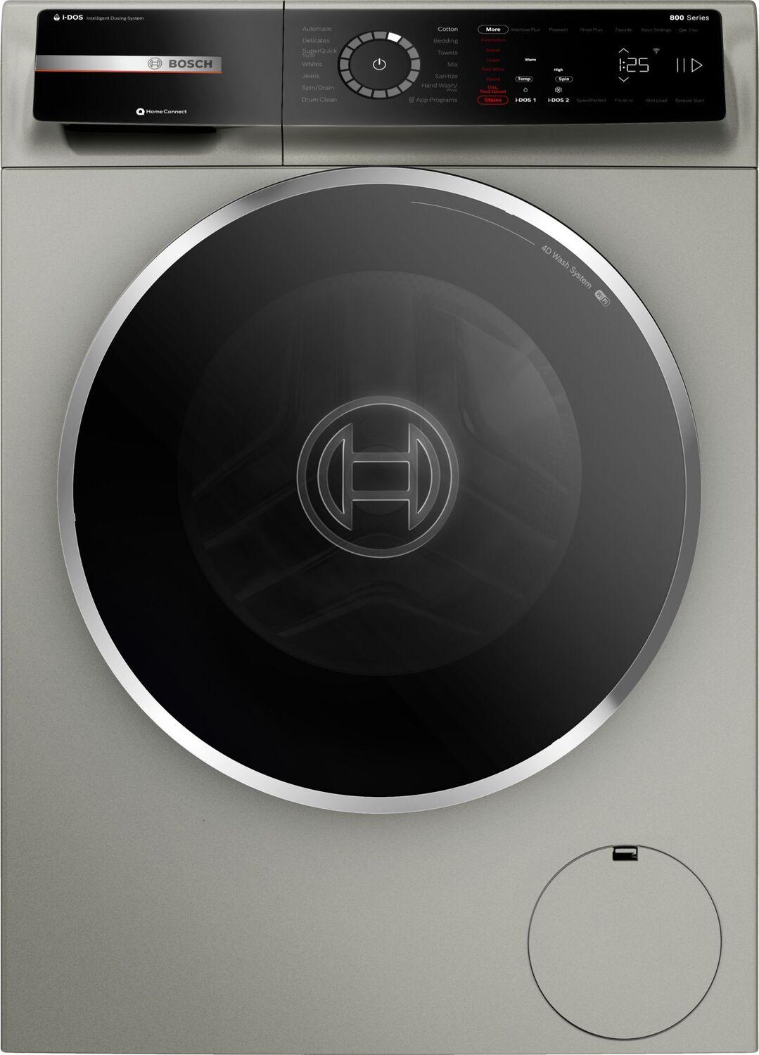 Bosch WGB246AXUC 800 Series, washing machine, frontloader fullsize, 1600 rpm, Silver inox
