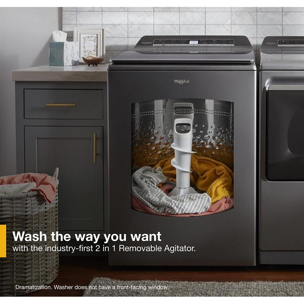 Whirlpool WTW8127LC 5.2 - 5.3 cu. ft. Top Load Washer with 2 in 1 Removable Agitator