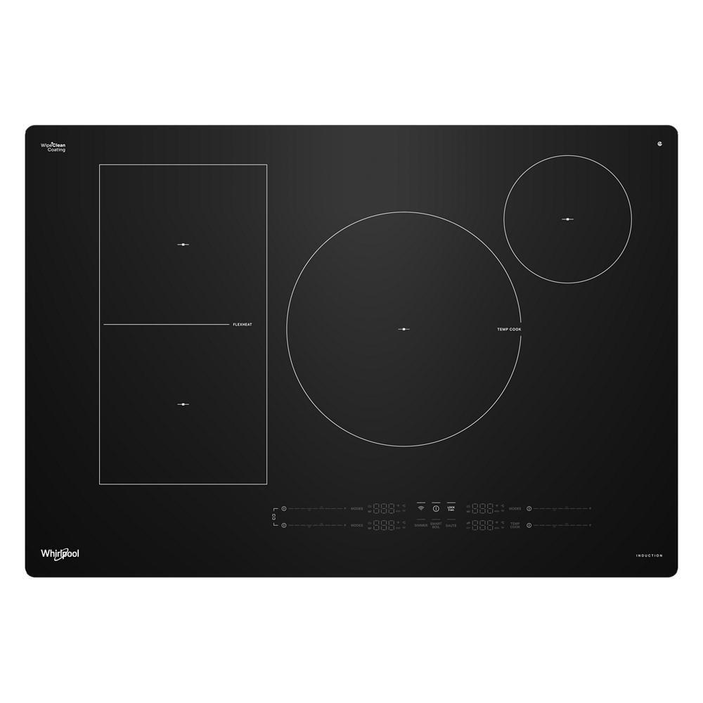 Whirlpool WCIT7530SB 30" Intelligent Induction Cooktop with Temp Cook™ Technology and WipeClean™ Coating