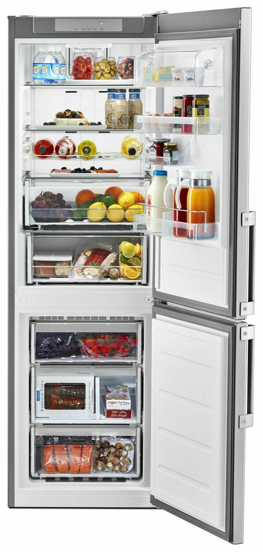 Bottom-Mount Refrigerator 24-inches wide - Fingerprint Resistant Stainless Steel