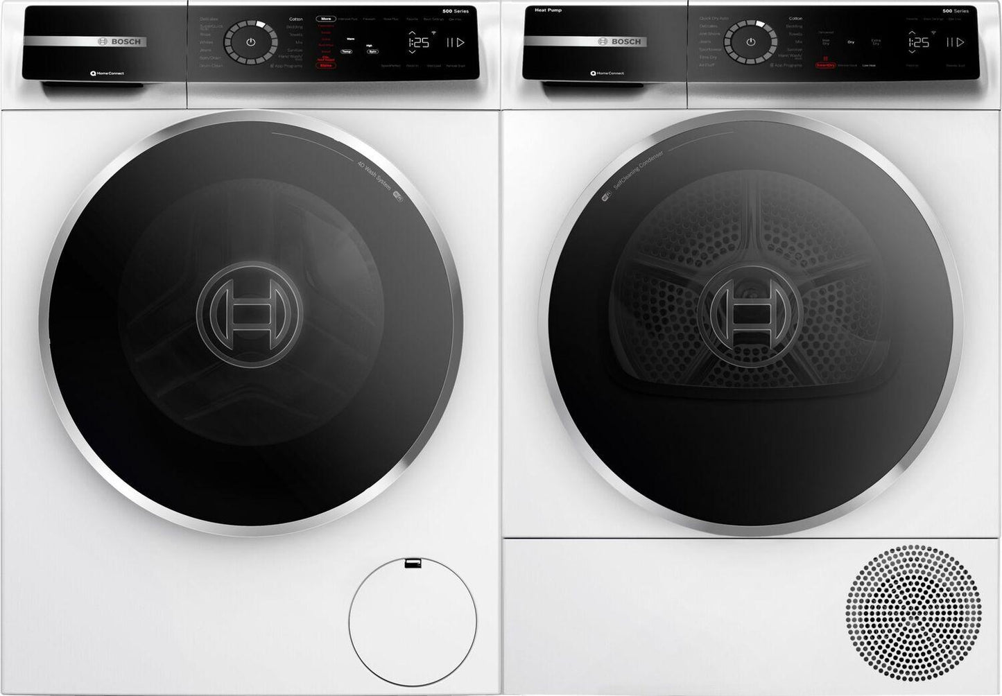 Bosch WGB24600UC 500 Series, washing machine, frontloader fullsize, 1600 rpm, White