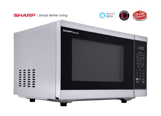 Sharp SMC1469HS 1.4 cu. ft. Smart Countertop Microwave Oven
