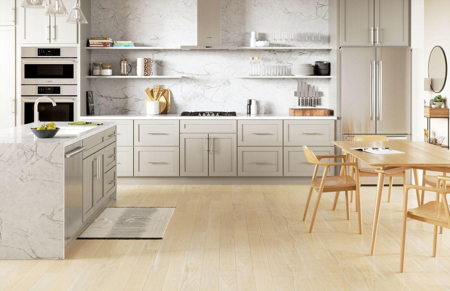 Bosch NGM5659UC 500 Series, Gas hob, 36'', Stainless steel