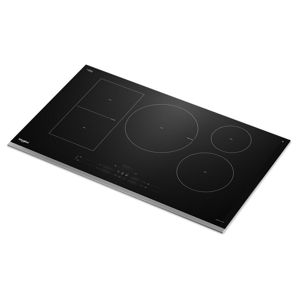 Whirlpool WCIT7536SS 36" Intelligent Induction Cooktop with Temp Cook™ Technology and WipeClean™ Coating