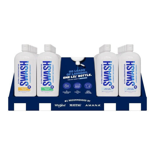 Whirlpool SWHCTDET Display: 24 ct. Swash laundry detergent in a full color printed countertop display