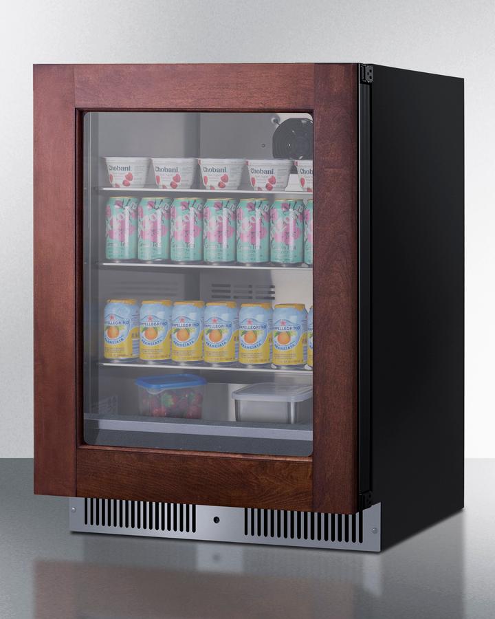 Summit SDHG2443PNRLHD 24" Wide Built-in Beverage Center (panel Not Included)