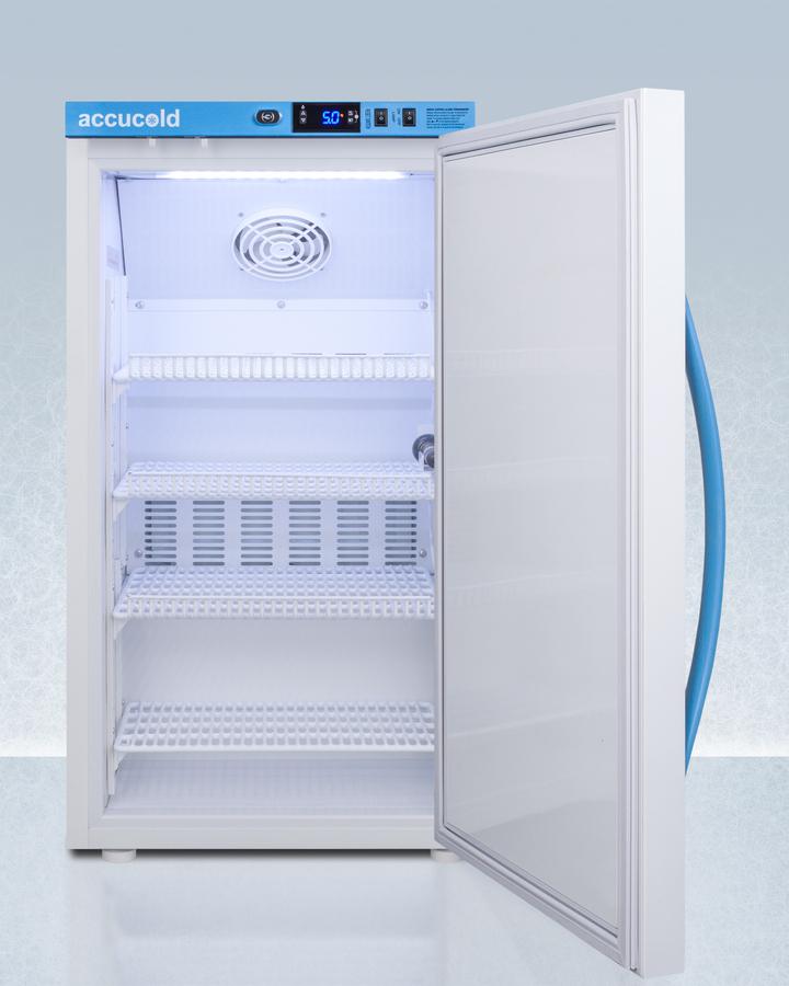Summit ARS3PV456 3 CU.FT. Counter Height Vaccine Refrigerator, Certified To Nsf/ansi 456 Vaccine Storage Standard
