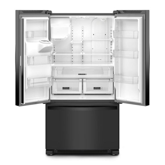 Whirlpool WRFF3436RB 36-Inch Wide French Door Bottom Mount Refrigerator - 25 cu. ft.