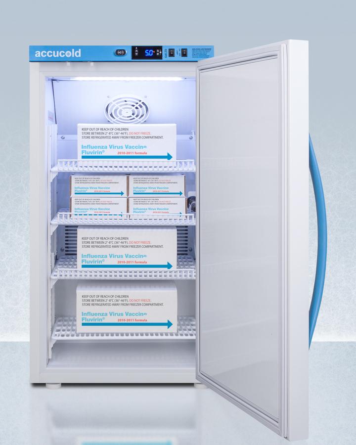 Summit ARS3PV456 3 CU.FT. Counter Height Vaccine Refrigerator, Certified To Nsf/ansi 456 Vaccine Storage Standard