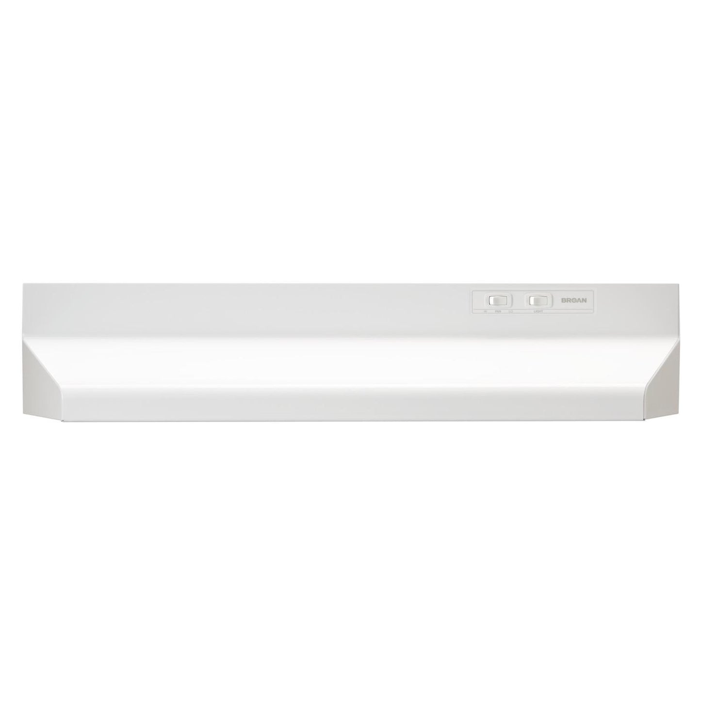 BUEZ030WW Broan® 30-Inch Ducted Under-Cabinet Range Hood w/ Easy Install System, 210 Max Blower CFM, White
