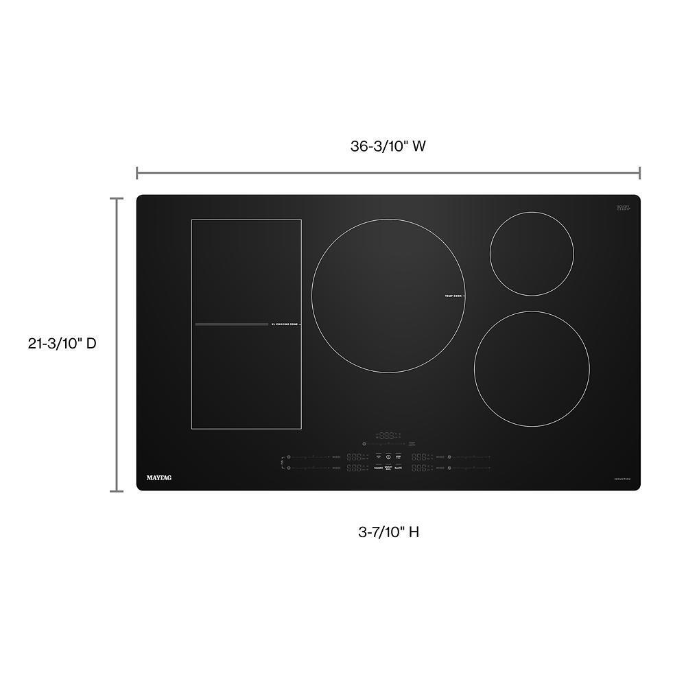 Maytag MCIT8036SB 36-Inch Wide Induction Cooktop with Power Boost