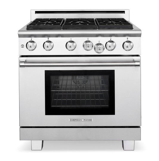 American Range AMERICANRANGEICONICAPERFORMERARROB364GRDF Iconica 36" Performer Range