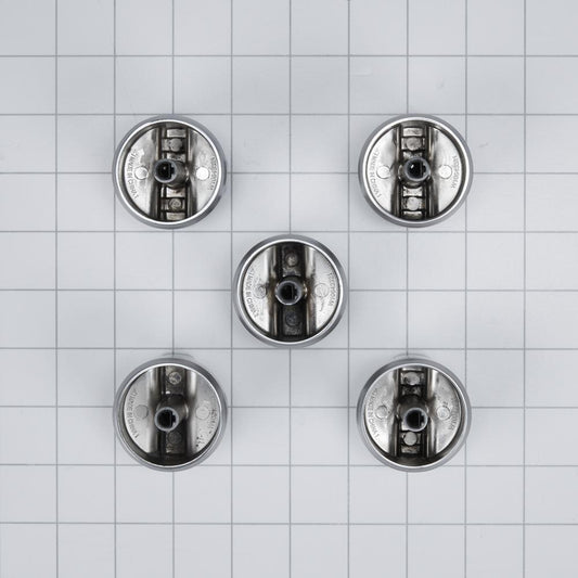 Maytag W10724598 Premium Gas Cooktop Knob Kit (Set of 5) for Various MGC7430 and MGC7536 Models