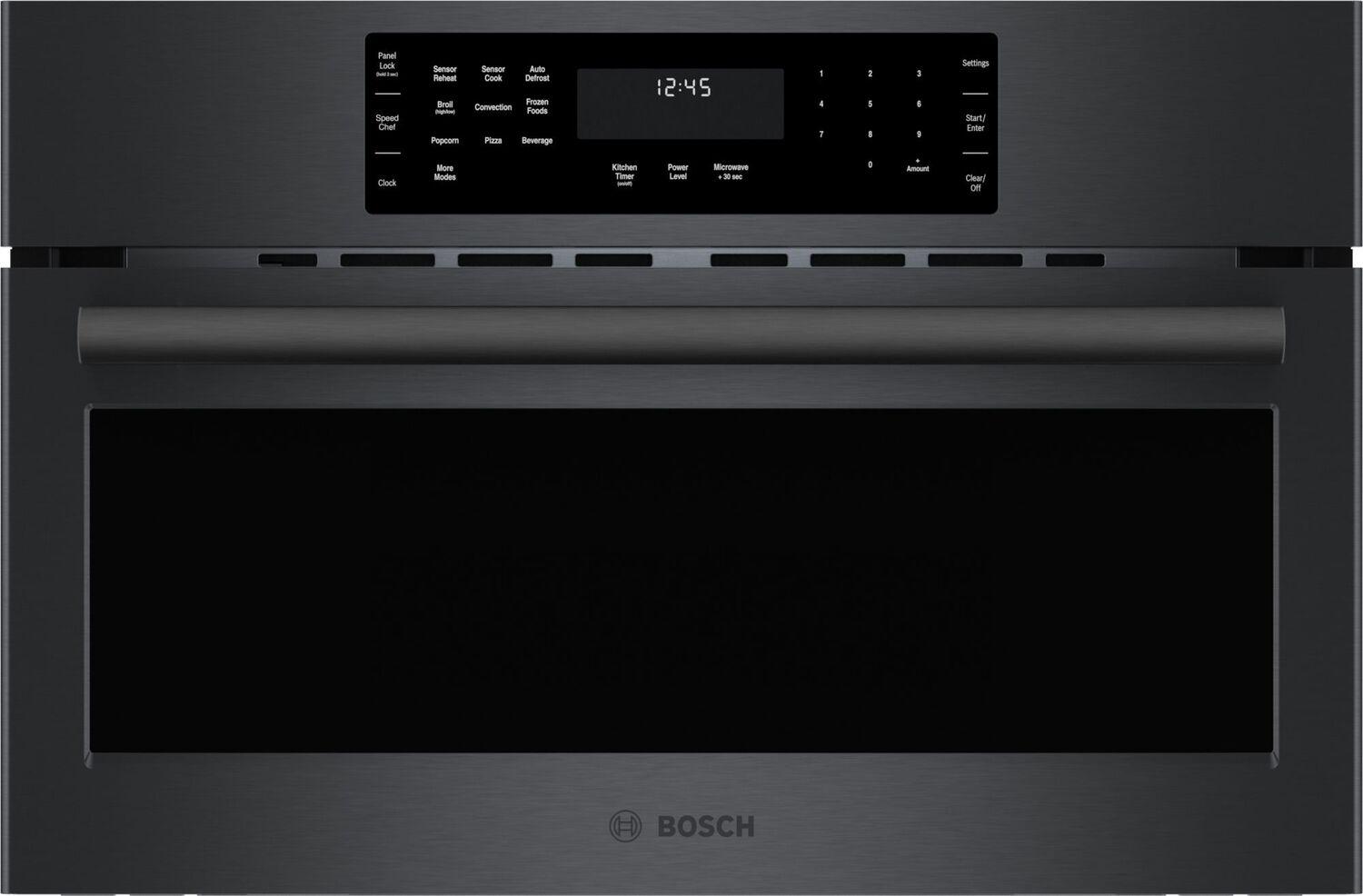 Bosch 800 Series Speed Oven 30" Black stainless steel HMC80242UC