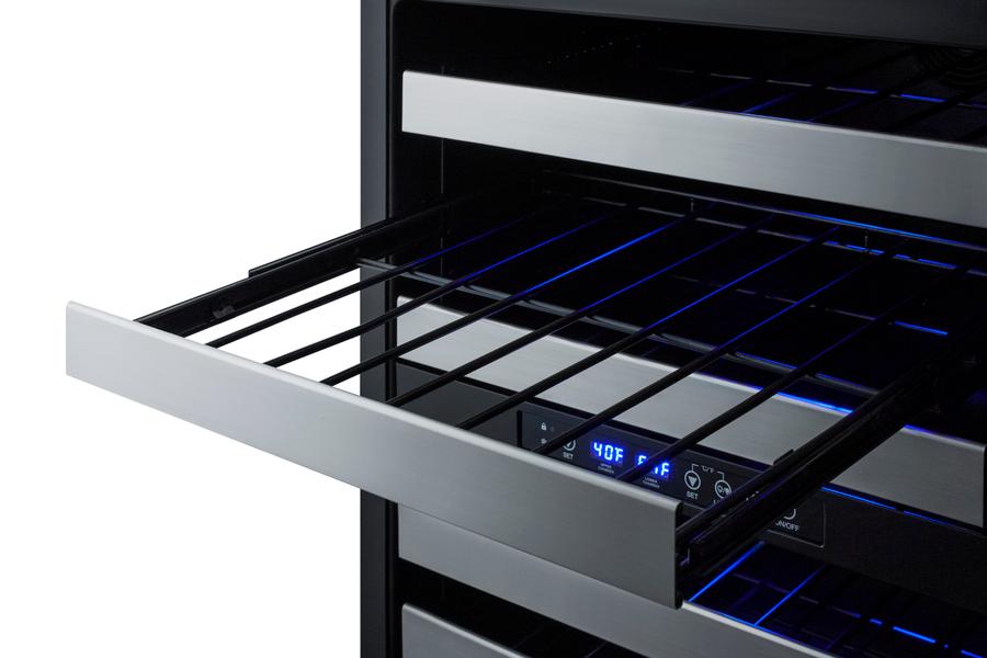 Summit ALWC532PNRLHD 24" Wide Built-in Wine Cellar, ADA Compliant (panel Not Included)