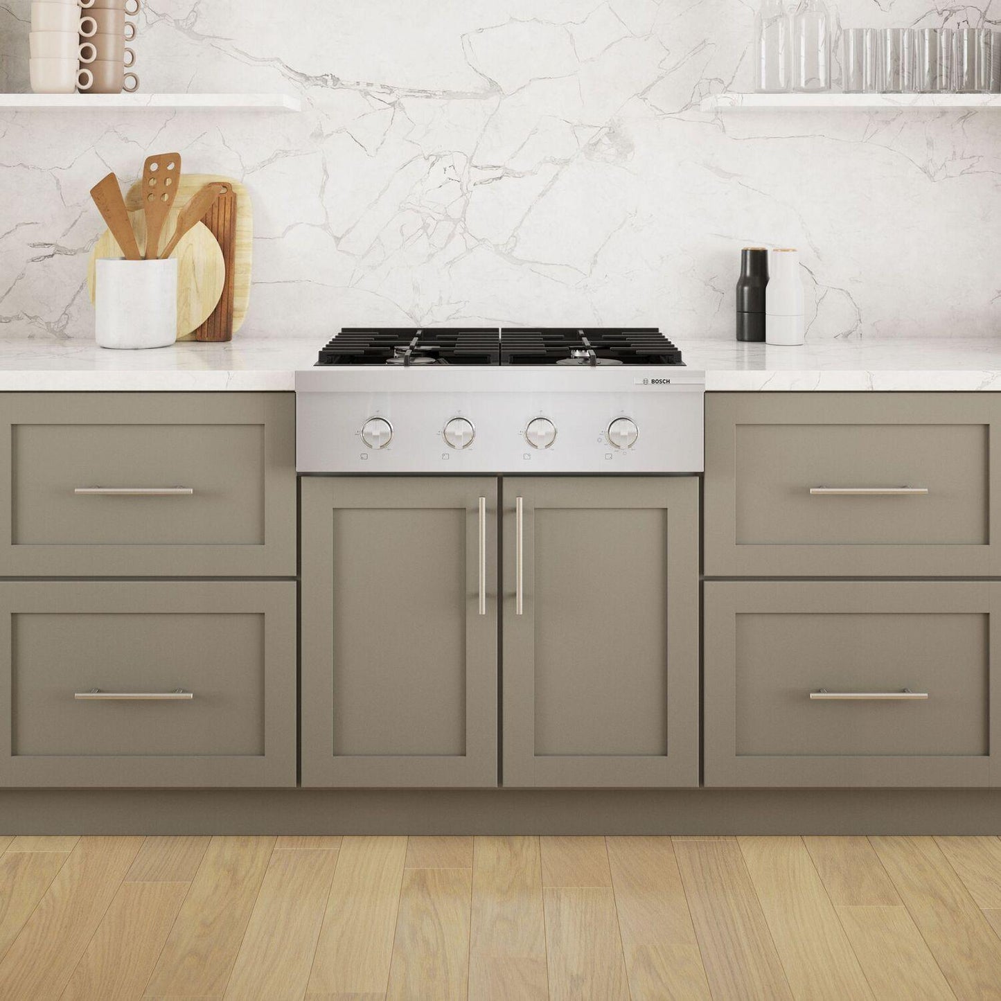 Bosch RGM8058UC 800 Series Gas Rangetop 30" Stainless steel