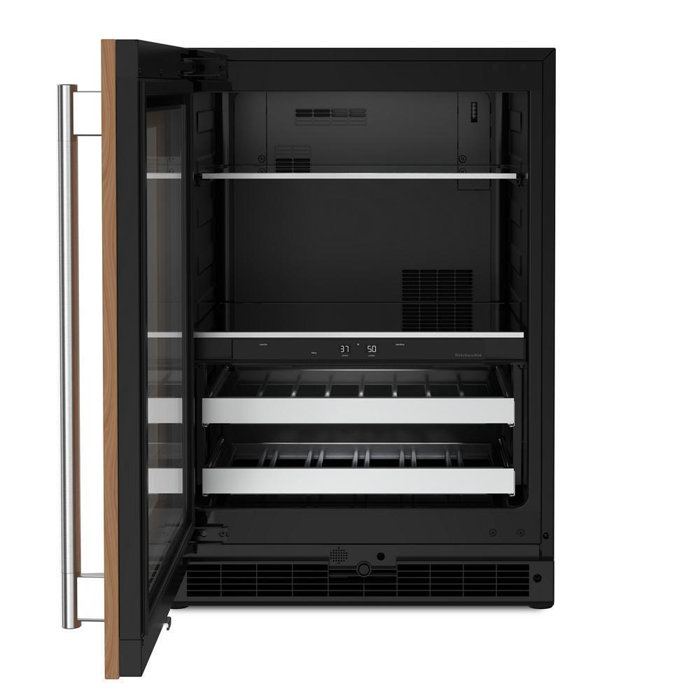 Kitchenaid KUBL524SPA 24" Panel-Ready Beverage Center