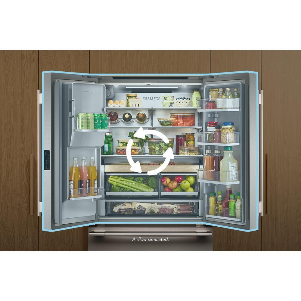 Kitchenaid KRFC636SBE Counter-Depth French Door Refrigerator with Intelligent Auto Fill