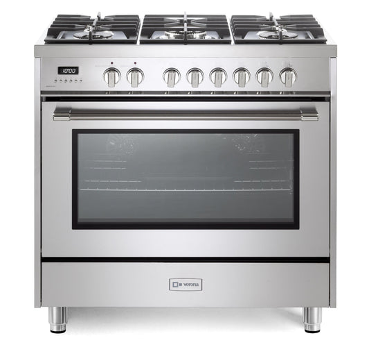VPRFSGE365SS Verona Prima 36" Dual Fuel Range - Stainless Steel