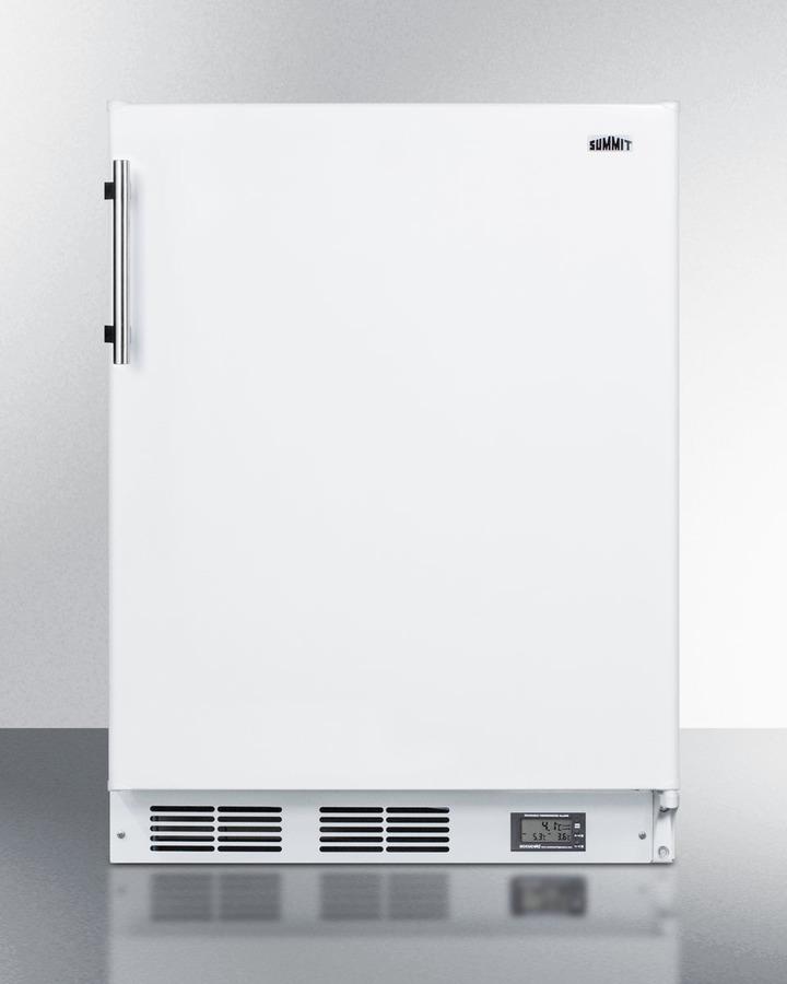 Summit 24" Wide Break Room Refrigerator-freezer, ADA Compliant