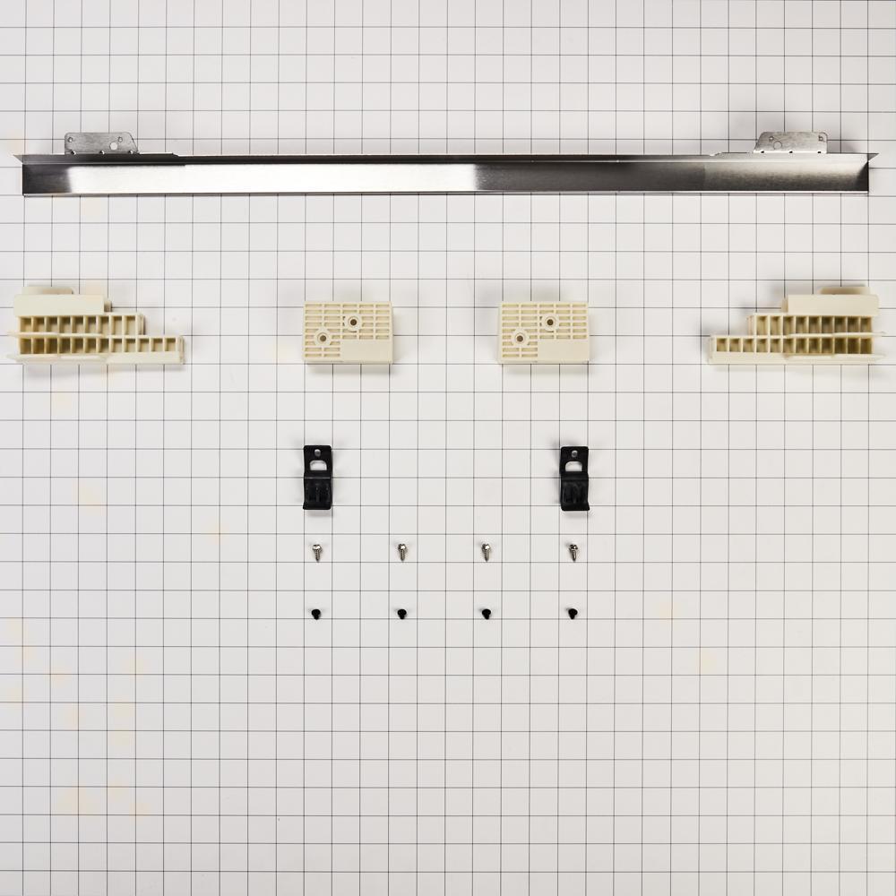 Kitchenaid W10801482 JennAir 30-IN Oven Flush Installation Trim Kit - Stainless Steel for Built-In Oven/Microwave Combination Models (JMW2430DS, JMW2430DP, JMW3430DS, JMW3430DP)
