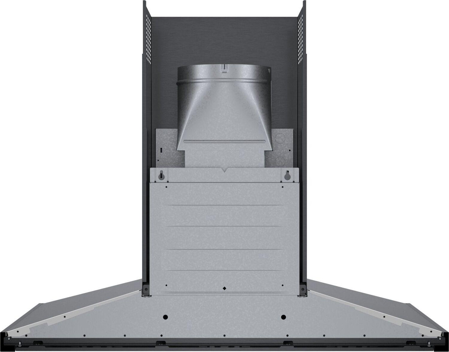 Bosch HCP86641UC 800 Series, wall-mounted cooker hood, 36'', Black stainless steel