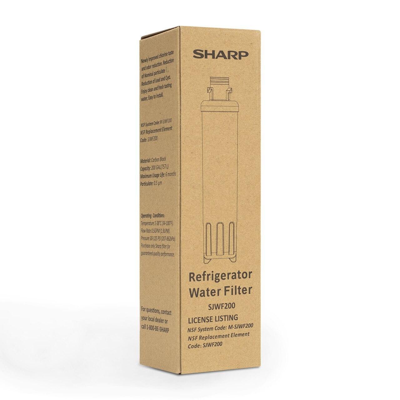 Sharp Replacement Water Filter for Sharp SJG2254FS Refrigerator